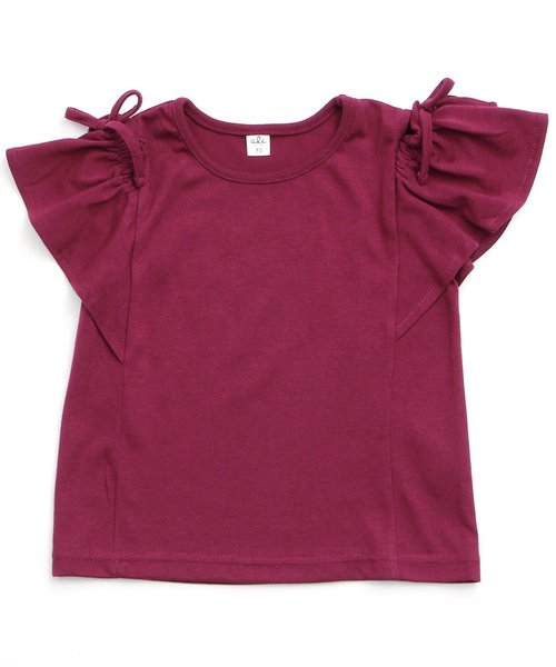 apres les cours（アプレレクール）の「2WAYオフショルダーTシャツ（Tシャツ/カットソー・キッズ・オレンジ/レッド/グレー・110/130/80/90/120/140/100）」の14枚目の写真