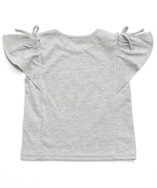 apres les cours（アプレレクール）の「2WAYオフショルダーTシャツ（Tシャツ/カットソー・キッズ・オレンジ/レッド/グレー・110/130/80/90/120/140/100）」の17枚目の写真