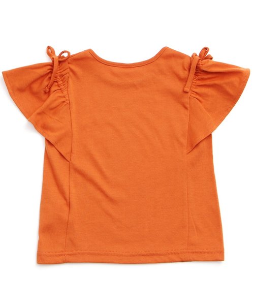apres les cours（アプレレクール）の「2WAYオフショルダーTシャツ（Tシャツ/カットソー・キッズ・オレンジ/レッド/グレー・110/130/80/90/120/140/100）」の18枚目の写真