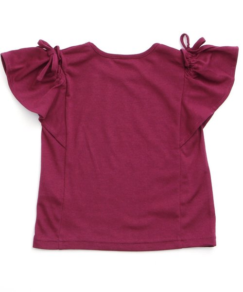 apres les cours（アプレレクール）の「2WAYオフショルダーTシャツ（Tシャツ/カットソー・キッズ・オレンジ/レッド/グレー・110/130/80/90/120/140/100）」の19枚目の写真