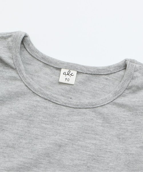 apres les cours（アプレレクール）の「2WAYオフショルダーTシャツ（Tシャツ/カットソー・キッズ・オレンジ/レッド/グレー・110/130/80/90/120/140/100）」の9枚目の写真