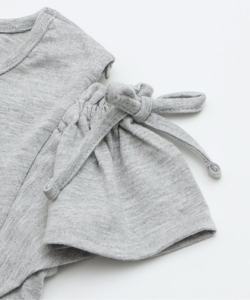 apres les cours（アプレレクール）の「2WAYオフショルダーTシャツ（Tシャツ/カットソー・キッズ・オレンジ/レッド/グレー・110/130/80/90/120/140/100）」の11枚目の写真