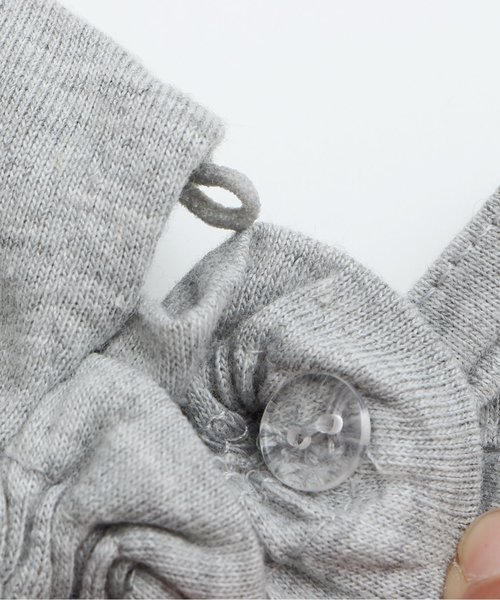 apres les cours（アプレレクール）の「2WAYオフショルダーTシャツ（Tシャツ/カットソー・キッズ・オレンジ/レッド/グレー・110/130/80/90/120/140/100）」の12枚目の写真