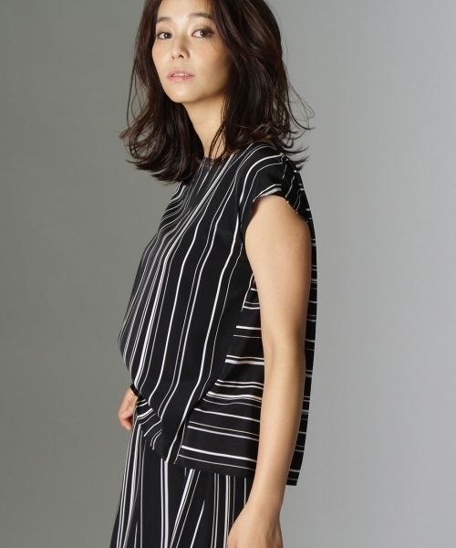 Untitled アンタイトル の ストライプ ボーダーシャツ シャツ ブラウス Wear