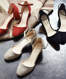 Luz Llena |  [made in JAPAN]スクエアトゥセパレートパンプス(パンプス)