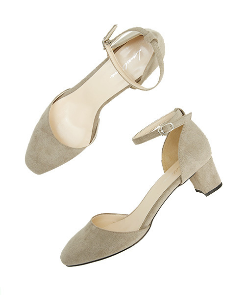 Luz Llena（ラズレナ）の「 [made in JAPAN]スクエアトゥセパレートパンプス（パンプス・レディース・ブラック/グレイッシュベージュ/ダークオレンジ・23.0cm/23.5cm/24.5cm/22.5cm/24.0cm）」の12枚目の写真