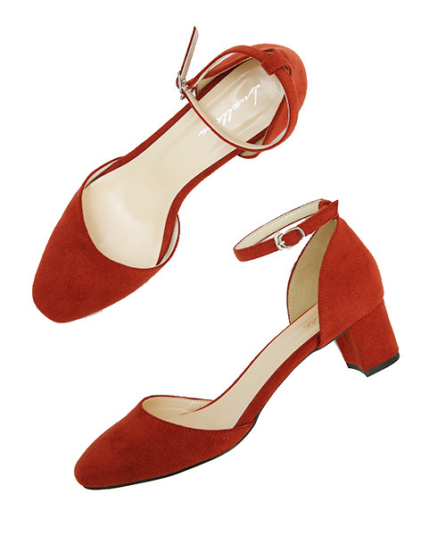 Luz Llena（ラズレナ）の「 [made in JAPAN]スクエアトゥセパレートパンプス（パンプス・レディース・ブラック/グレイッシュベージュ/ダークオレンジ・23.0cm/23.5cm/24.5cm/22.5cm/24.0cm）」の13枚目の写真