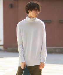 OURET | COTTON GAUZE SWEAT HIGH NECK PULLOVER(スウェット)