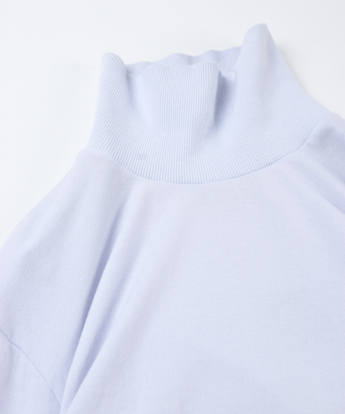 OURET（オーレット）の「COTTON GAUZE SWEAT HIGH NECK PULLOVER（スウェット・メンズ・グリーン系その他/ブラック/ホワイト系その他・2/3/1）」の13枚目の写真