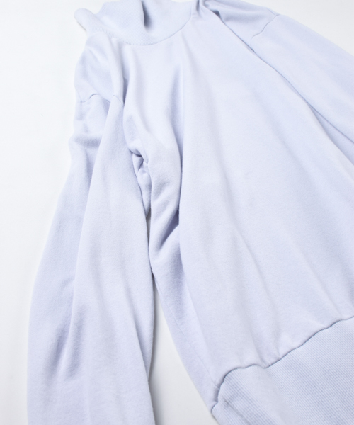 OURET（オーレット）の「COTTON GAUZE SWEAT HIGH NECK PULLOVER（スウェット・メンズ・グリーン系その他/ブラック/ホワイト系その他・2/3/1）」の15枚目の写真