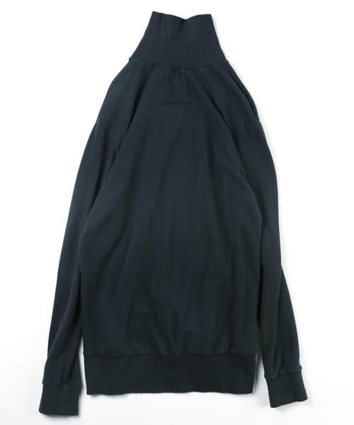 OURET（オーレット）の「COTTON GAUZE SWEAT HIGH NECK PULLOVER（スウェット・メンズ・グリーン系その他/ブラック/ホワイト系その他・2/3/1）」の9枚目の写真