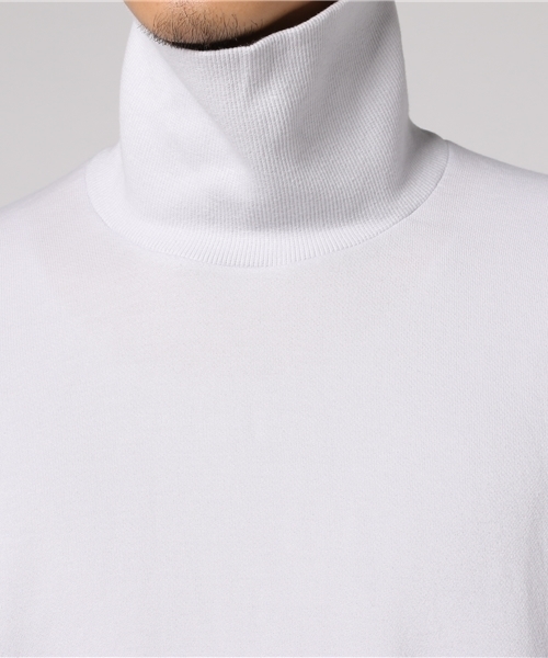 OURET（オーレット）の「COTTON GAUZE SWEAT HIGH NECK PULLOVER（スウェット・メンズ・グリーン系その他/ブラック/ホワイト系その他・2/3/1）」の4枚目の写真
