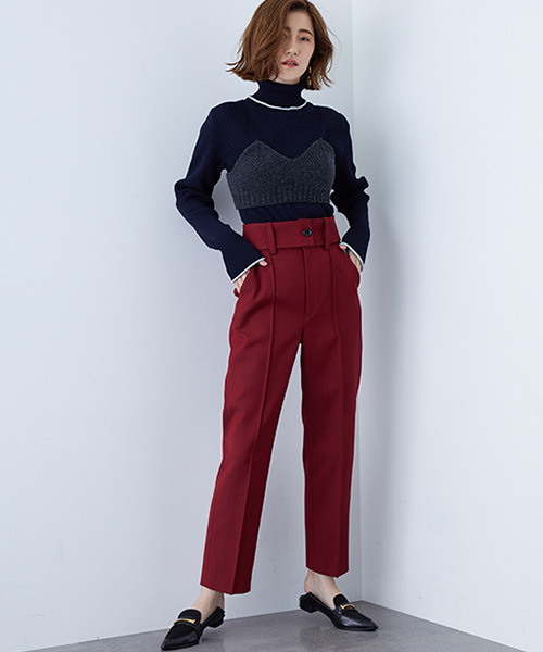 STUDIOUS（ステュディオス）の「オペラニットビスチェ（その他トップス・レディース・カーキ/チャコールグレー/オフホワイト・FREE）」の13枚目の写真