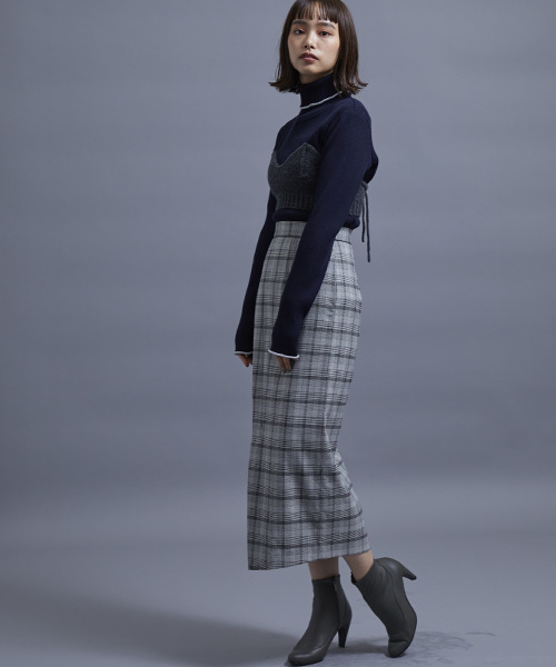 STUDIOUS（ステュディオス）の「オペラニットビスチェ（その他トップス・レディース・カーキ/チャコールグレー/オフホワイト・FREE）」の15枚目の写真