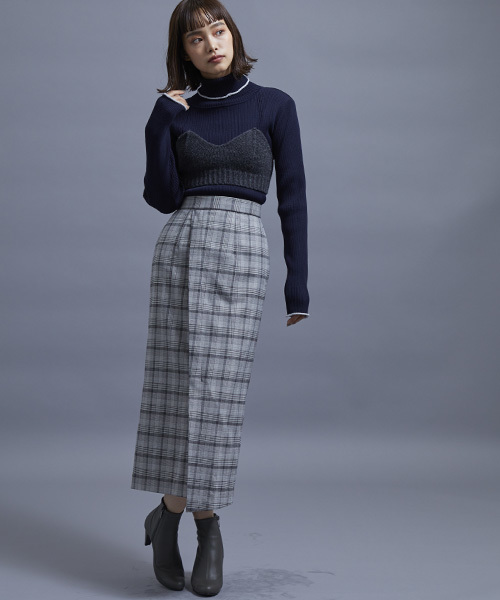 STUDIOUS（ステュディオス）の「オペラニットビスチェ（その他トップス・レディース・カーキ/チャコールグレー/オフホワイト・FREE）」の14枚目の写真