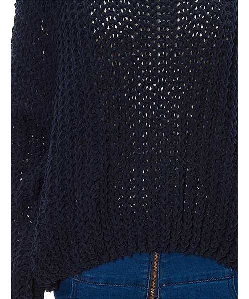 fifth(フィフス)の「鍵編みニットプルオーバー(ニット/セーター・レディース・ブラック/ネイビー/グレー/スモークピンク/キャメル/オフホワイト/ブラウン・MEDIUM)」の14枚目の写真