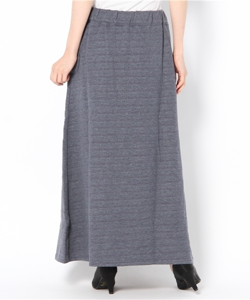 WEGO（ウィゴー）の「裏毛ロングスカ－ト（スカート・レディース・アイボリー/杢グレー/ネイビー・FREE）」の5枚目の写真