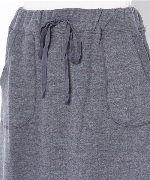 WEGO（ウィゴー）の「裏毛ロングスカ－ト（スカート・レディース・アイボリー/杢グレー/ネイビー・FREE）」の6枚目の写真