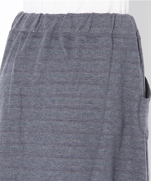 WEGO（ウィゴー）の「裏毛ロングスカ－ト（スカート・レディース・アイボリー/杢グレー/ネイビー・FREE）」の7枚目の写真