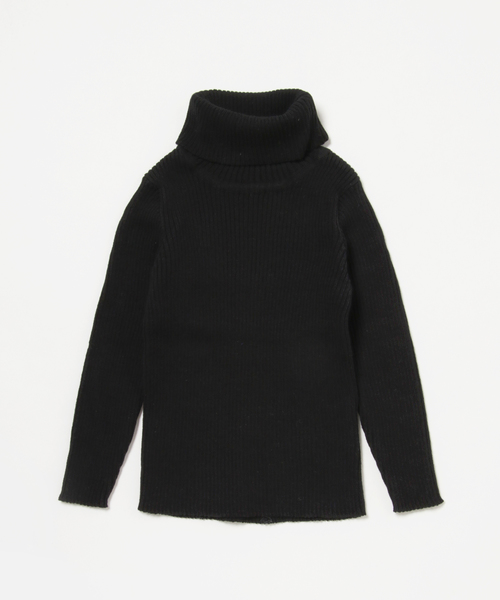 KOBE LETTUCE（コウベレタス）の「★キッズ★着回し力◎使えすぎる定番アイテム！コットン100%★タートルネック★シンプルリブニットトップス/セーター[X1951]神戸レタス（ニット/セーター・キッズ・ブラック/ピンク/グレー/アイボリー・110/100/120/90）」の5枚目の写真