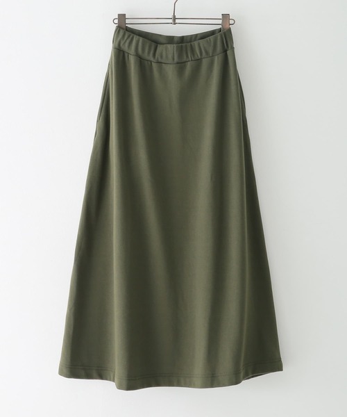 n'OrLABEL（ノアールレーベル）の「『ラフロングスカート』（スカート・レディース・ブラック/ネイビー/杢グレー/スモークピンク/カーキ・FREE）」の8枚目の写真