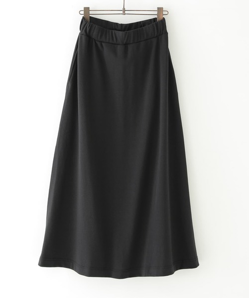 n'OrLABEL（ノアールレーベル）の「『ラフロングスカート』（スカート・レディース・ブラック/ネイビー/杢グレー/スモークピンク/カーキ・FREE）」の6枚目の写真