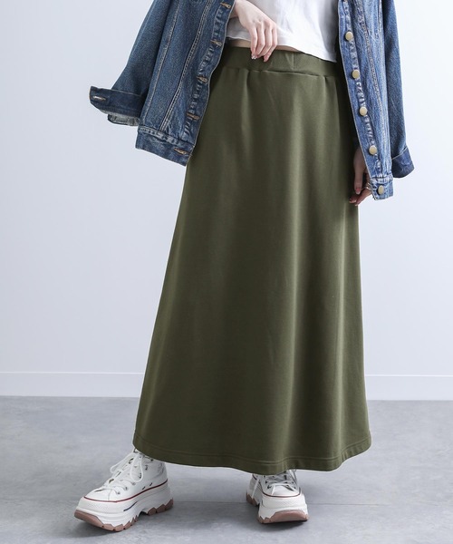 n'OrLABEL（ノアールレーベル）の「『ラフロングスカート』（スカート・レディース・ブラック/ネイビー/杢グレー/スモークピンク/カーキ・FREE）」の10枚目の写真