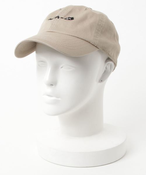 にゃー（ニャー）の「(L)にゃーロゴベースボールキャップ（キャップ・レディース・ベージュ/カーキ/ネイビー・フリー）」の2枚目の写真