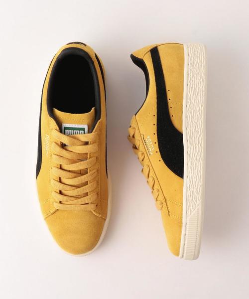 PUMA(プーマ)の「<PUMA>SUEDE CLASSIC スニーカー/18SS : о(スニーカー・レディース・イエロー/オフホワイト・23.5cm/24cm/24.5cm/22.5cm/23cm)」の1枚目の写真