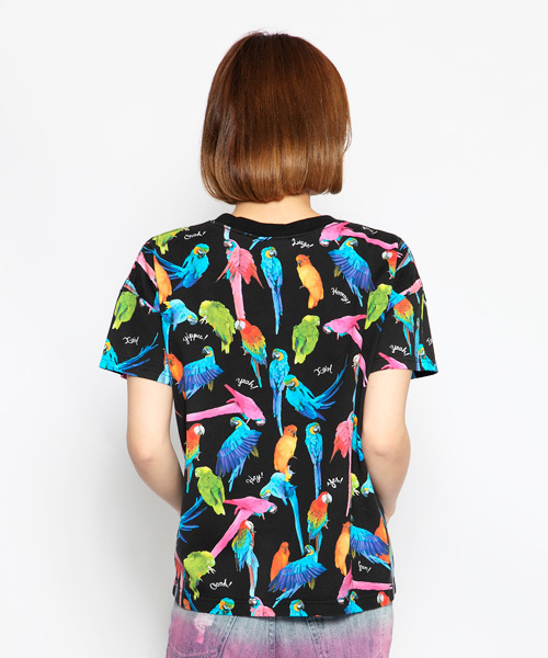 X-girl（エックスガール）の「ISLAND S/S BIG TEE（Tシャツ/カットソー・レディース・ブラック・ONE SIZE）」の3枚目の写真