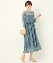 A part by | 結婚式にも/OC*レースキリカエフレアワンピース　801903(ドレス)