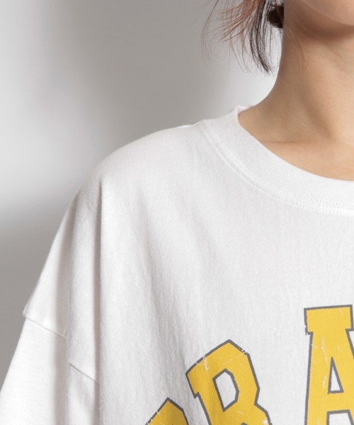 niko and...（ニコアンド）の「コットンフラッグアニマルカーブTシャツ（Tシャツ/カットソー・レディース・ホワイト/カーキ/ネイビー・FREE）」の10枚目の写真