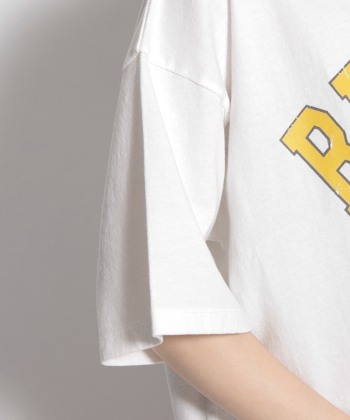 niko and...（ニコアンド）の「コットンフラッグアニマルカーブTシャツ（Tシャツ/カットソー・レディース・ホワイト/カーキ/ネイビー・FREE）」の11枚目の写真