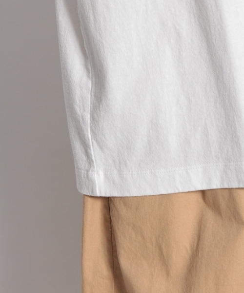 niko and...（ニコアンド）の「コットンフラッグアニマルカーブTシャツ（Tシャツ/カットソー・レディース・ホワイト/カーキ/ネイビー・FREE）」の12枚目の写真