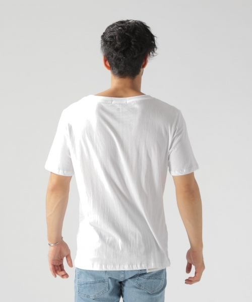 BAYFLOW(ベイフロー)の「【LONE WOLFS(ローンウルフズ)】ロゴ TEE(Tシャツ/カットソー・メンズ・ホワイト/ブラック・MEDIUM/LARGE)」の8枚目の写真