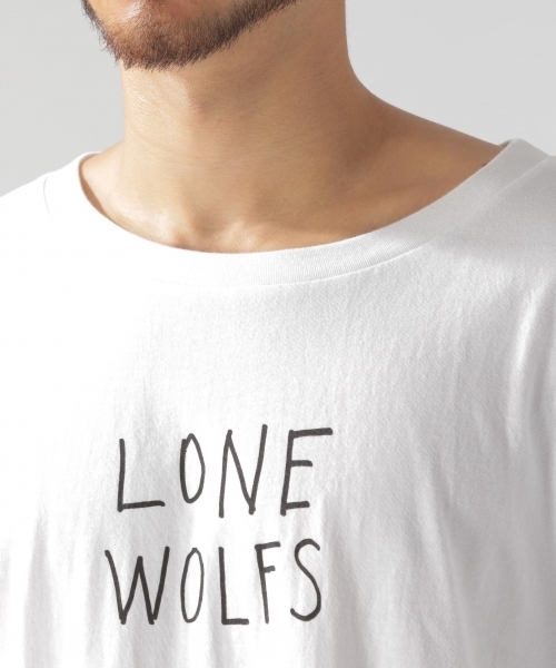 BAYFLOW(ベイフロー)の「【LONE WOLFS(ローンウルフズ)】ロゴ TEE(Tシャツ/カットソー・メンズ・ホワイト/ブラック・MEDIUM/LARGE)」の9枚目の写真
