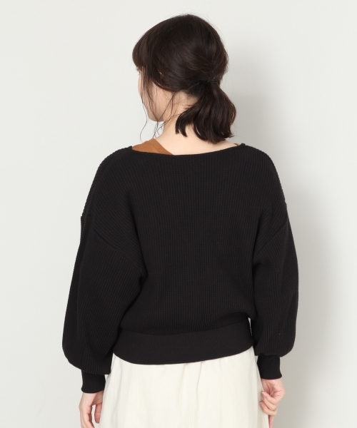 LOWRYS FARM（ローリーズファーム）の「ワッフルカーデ　806115（カーディガン/ボレロ・レディース・オフホワイト/ブラック/ベージュ/レッド・FREE）」の7枚目の写真