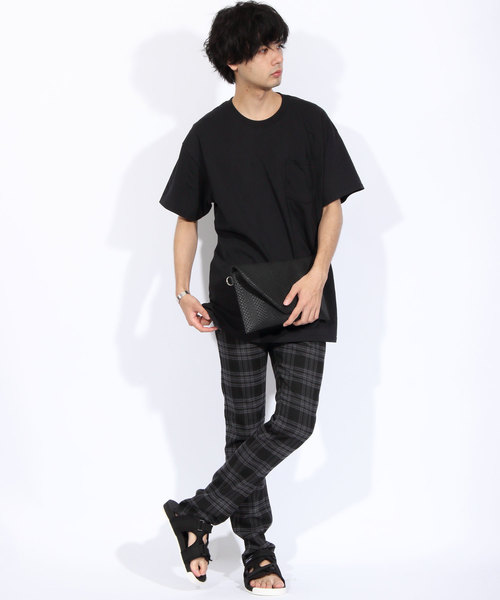 ８(eight)（エイト）の「PUレザー クラッチバッグ（クラッチバッグ・メンズ・ブラック/シルバー・FREE）」の3枚目の写真