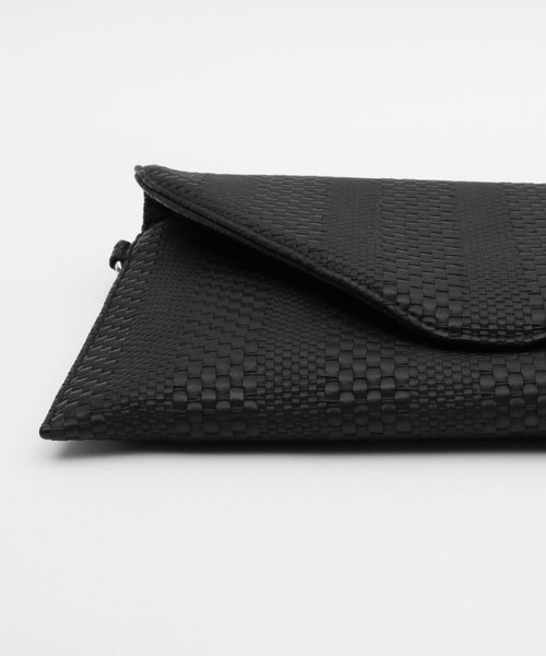 ８(eight)（エイト）の「PUレザー クラッチバッグ（クラッチバッグ・メンズ・ブラック/シルバー・FREE）」の5枚目の写真