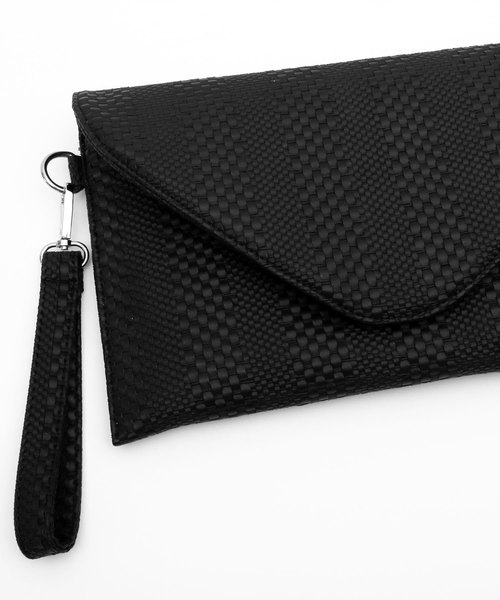 ８(eight)（エイト）の「PUレザー クラッチバッグ（クラッチバッグ・メンズ・ブラック/シルバー・FREE）」の8枚目の写真