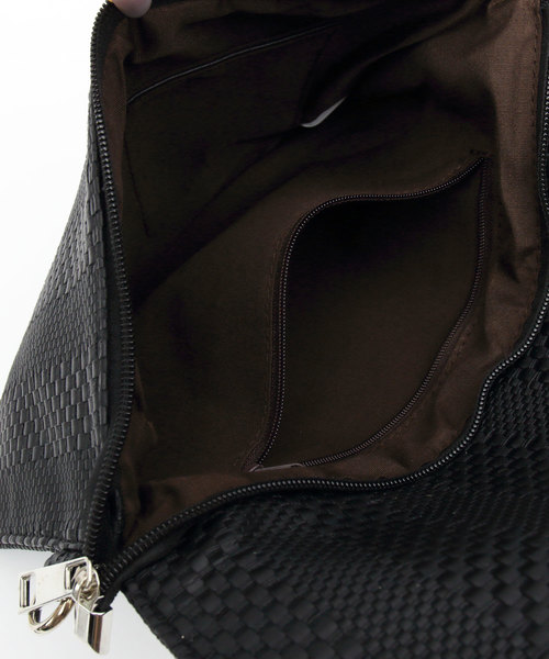 ８(eight)（エイト）の「PUレザー クラッチバッグ（クラッチバッグ・メンズ・ブラック/シルバー・FREE）」の14枚目の写真