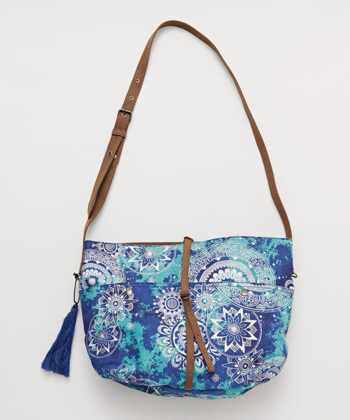 チャイハネ（チャイハネ）の「【チャイハネ】曼荼羅コスモショルダーバッグ（ショルダーバッグ・レディース・ブラック/パープル/ブルー・FREE）」の9枚目の写真