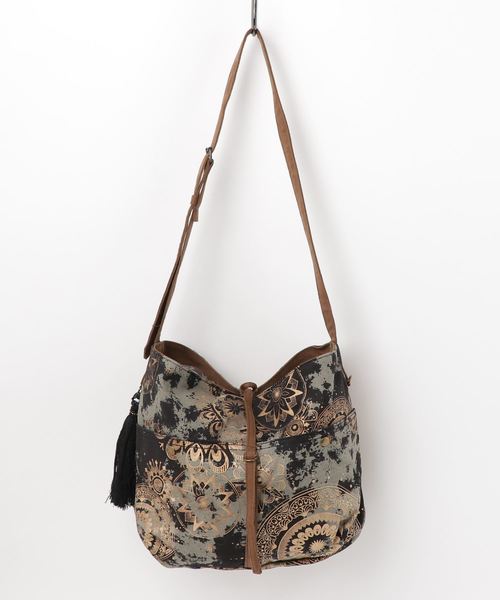 チャイハネ（チャイハネ）の「【チャイハネ】曼荼羅コスモショルダーバッグ（ショルダーバッグ・レディース・ブラック/パープル/ブルー・FREE）」の5枚目の写真