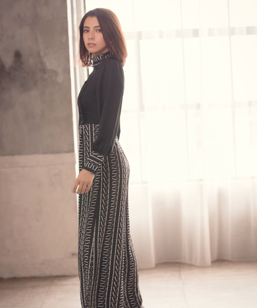 エイミーイストワール monogram モノグラムオールインワン ブラック M