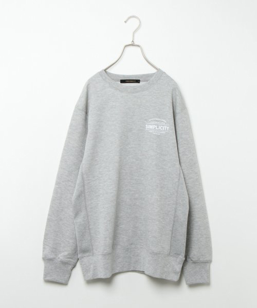 VENCEEXCHANGE（ヴァンスエクスチェンジ）の「両面ロゴ裏毛スウェットプルオーバー（スウェット・メンズ・ブラック/ベージュ/グレー・M/L）」の2枚目の写真