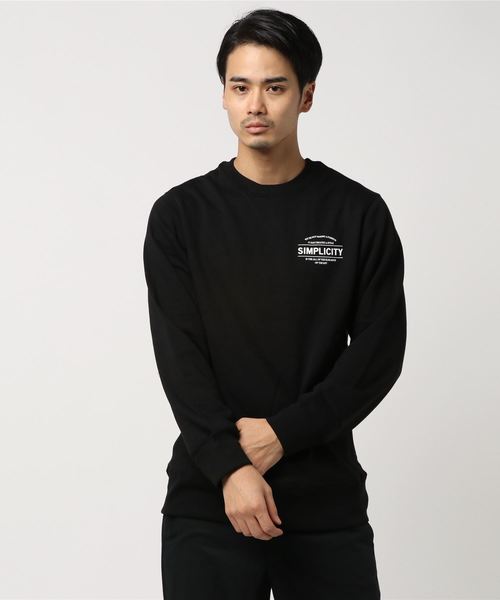 VENCEEXCHANGE（ヴァンスエクスチェンジ）の「両面ロゴ裏毛スウェットプルオーバー（スウェット・メンズ・ブラック/ベージュ/グレー・M/L）」の9枚目の写真