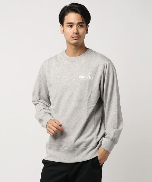 VENCEEXCHANGE（ヴァンスエクスチェンジ）の「両面ロゴ裏毛スウェットプルオーバー（スウェット・メンズ・ブラック/ベージュ/グレー・M/L）」の10枚目の写真