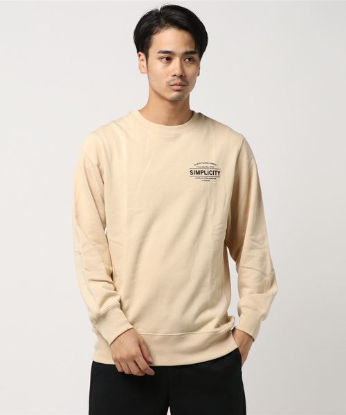 VENCEEXCHANGE（ヴァンスエクスチェンジ）の「両面ロゴ裏毛スウェットプルオーバー（スウェット・メンズ・ブラック/ベージュ/グレー・M/L）」の11枚目の写真