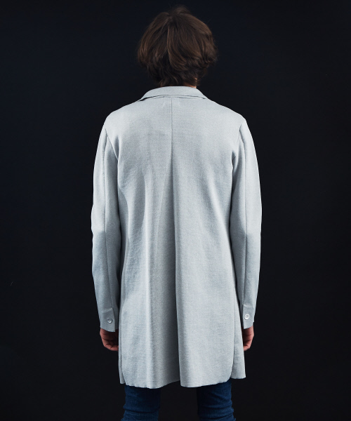 5351 POUR LES HOMMES(ゴーサンゴーイチプールオム)の「ミラノリブチェスターコート(チェスターコート・メンズ・ブラック/グレー・44/46/48)」の18枚目の写真