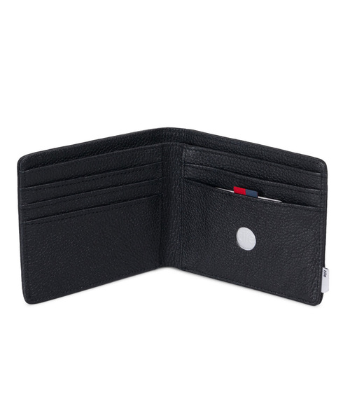 Herschel Supply（ハーシェルサプライ）の「Roy Wallet Tile / Black Pebbled Leather
